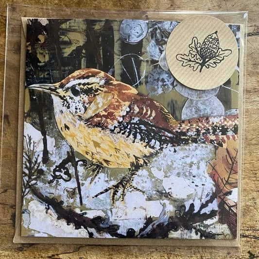 Winter Wren Blank Greeting Card