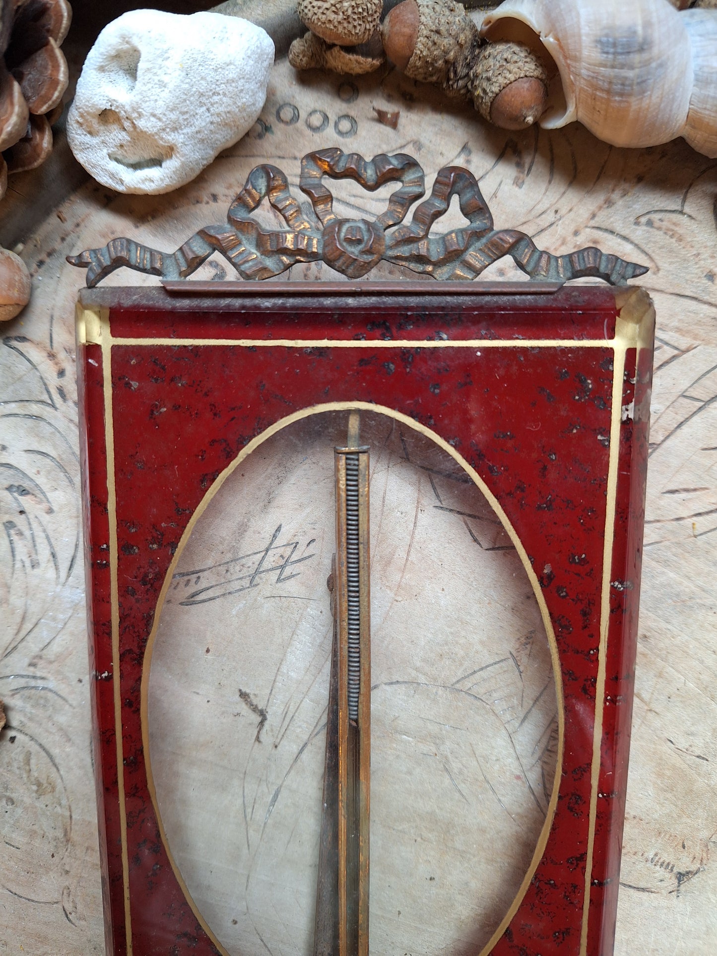 French Vintage Glass frame