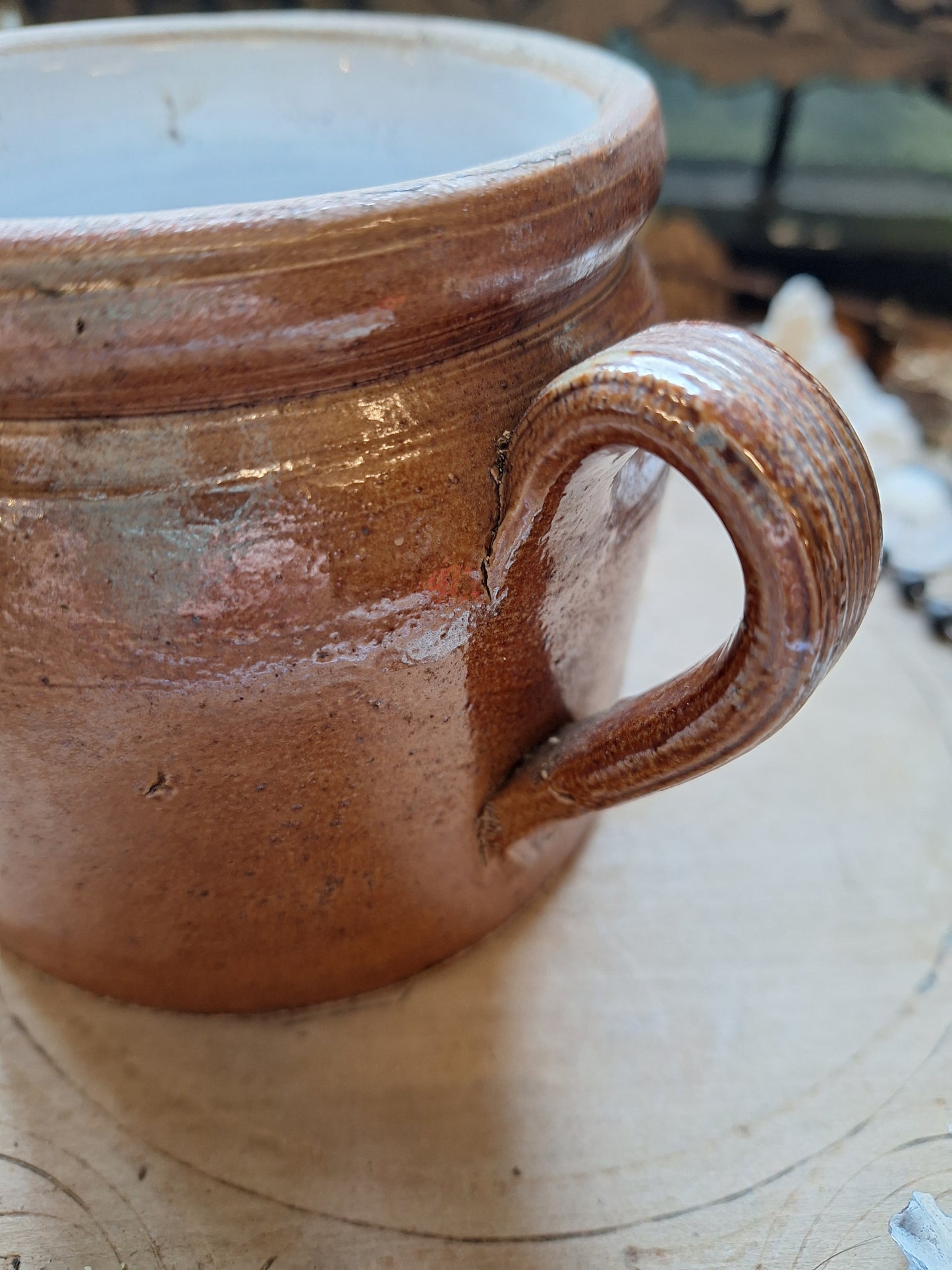 French stoneware pot