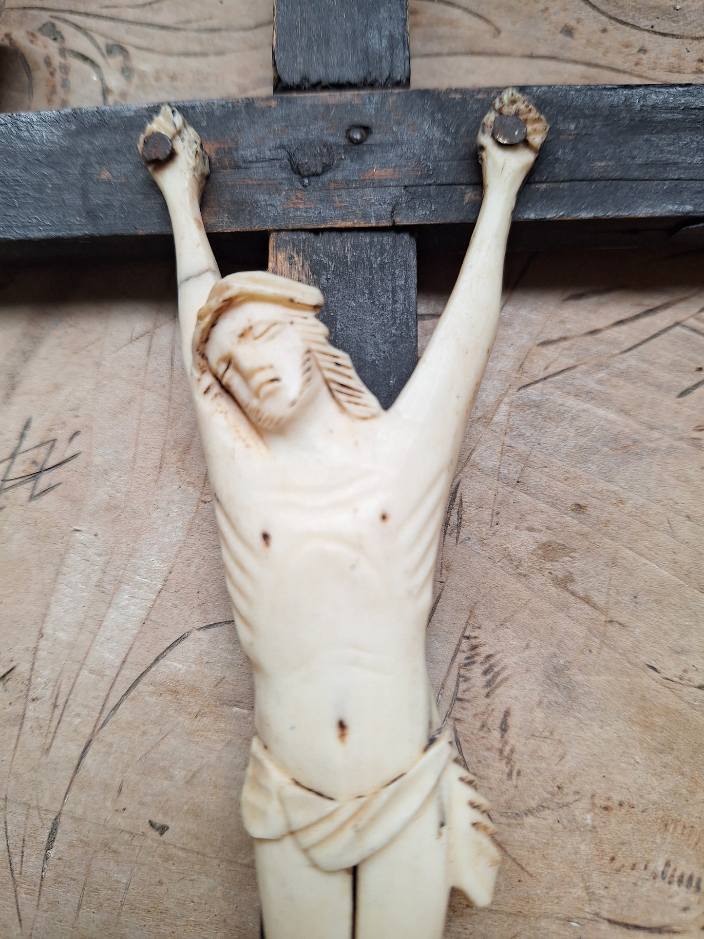 French Vintage Crucifix