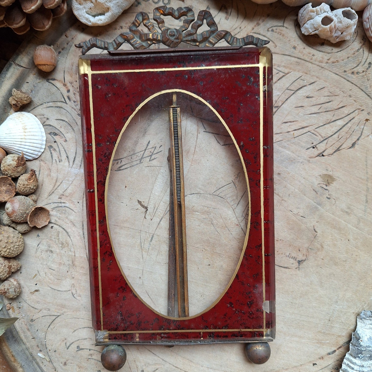 French Vintage Glass frame