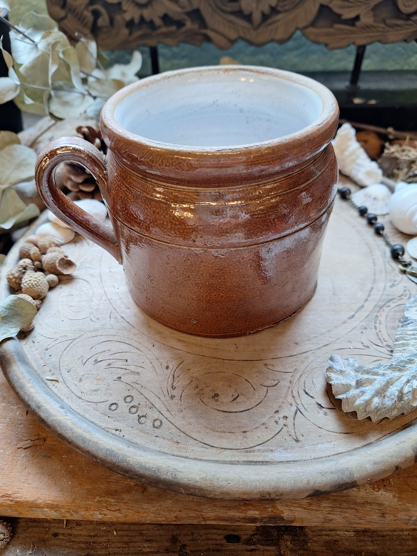 French stoneware pot